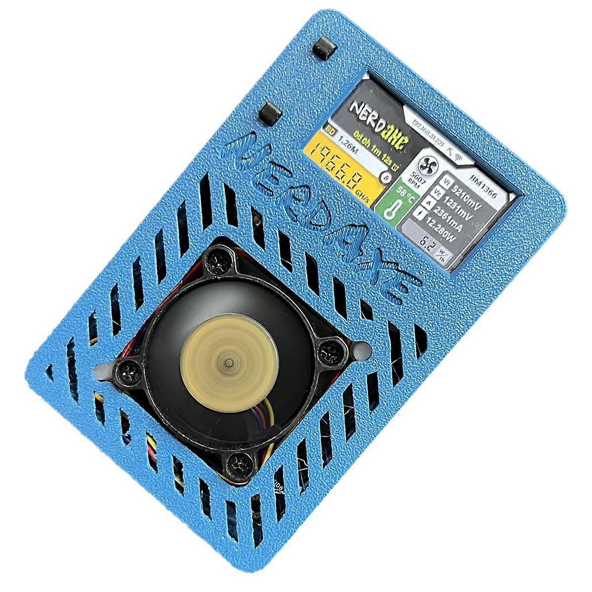 NerdAxe Miner Nerdminer 500Gh/S S19XP BM1366 ASIC Bitaxe Bitcoin Mini Miner  1.9inch Display Lottery