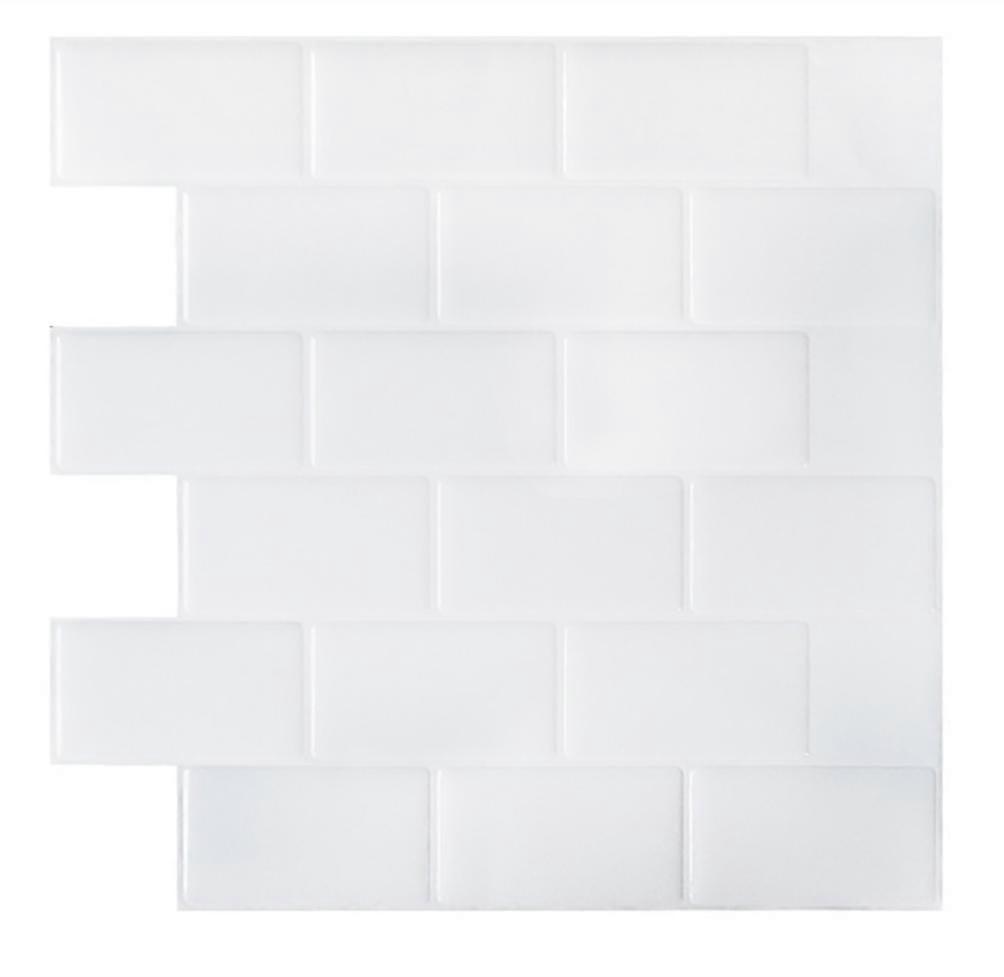 2pcs sheets peel and stick tile stickers self-adhesive tile backsplash for