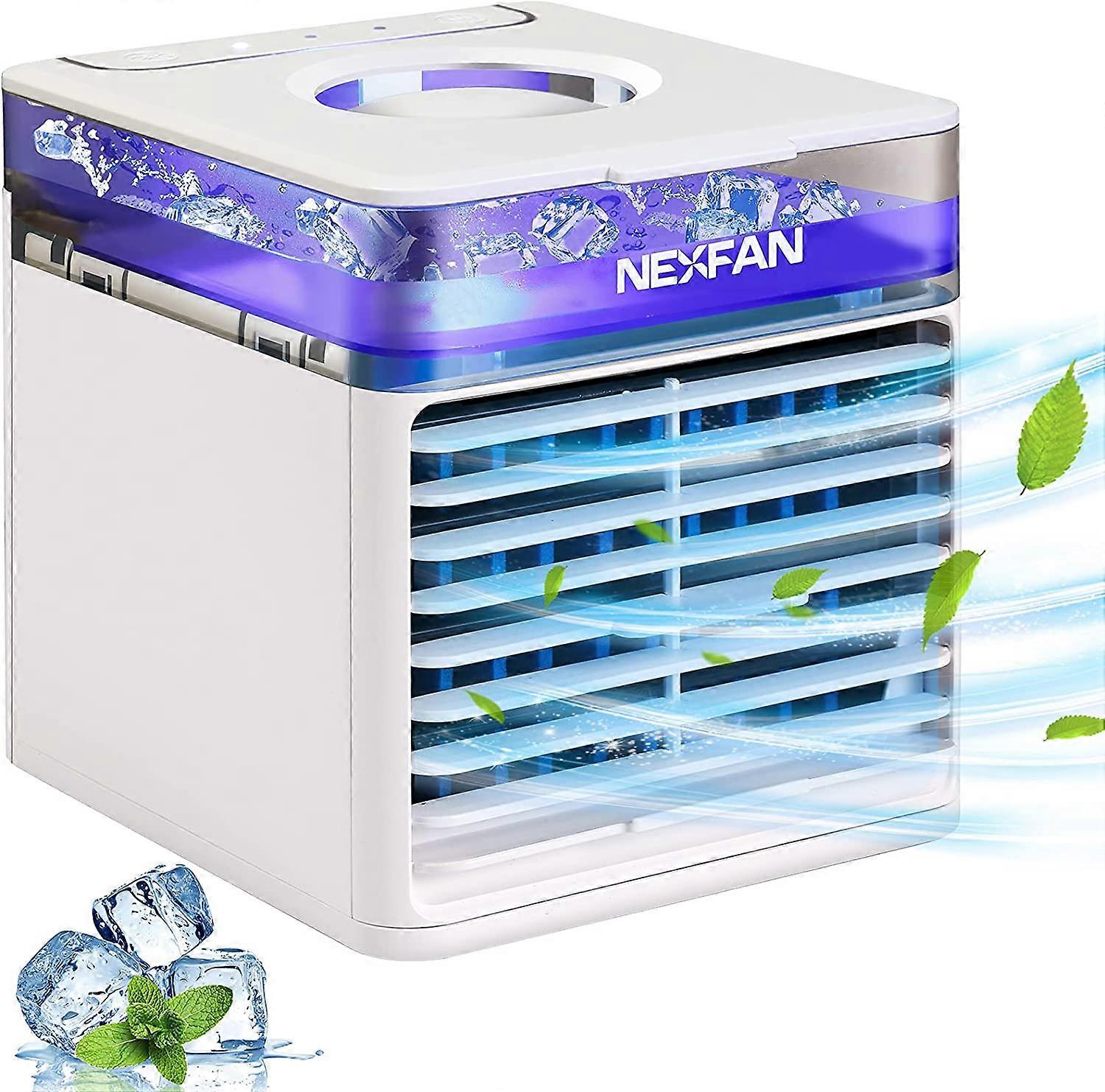 Portable Air Cooler,Personal Space Air Conditioner(White)