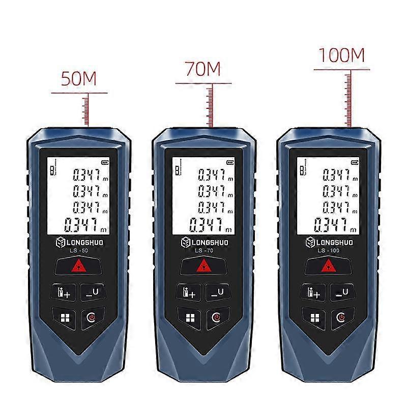 CE FC Digital Laser Distance Meter 50m 70m 100m Infrared Rangefinder measuring tape