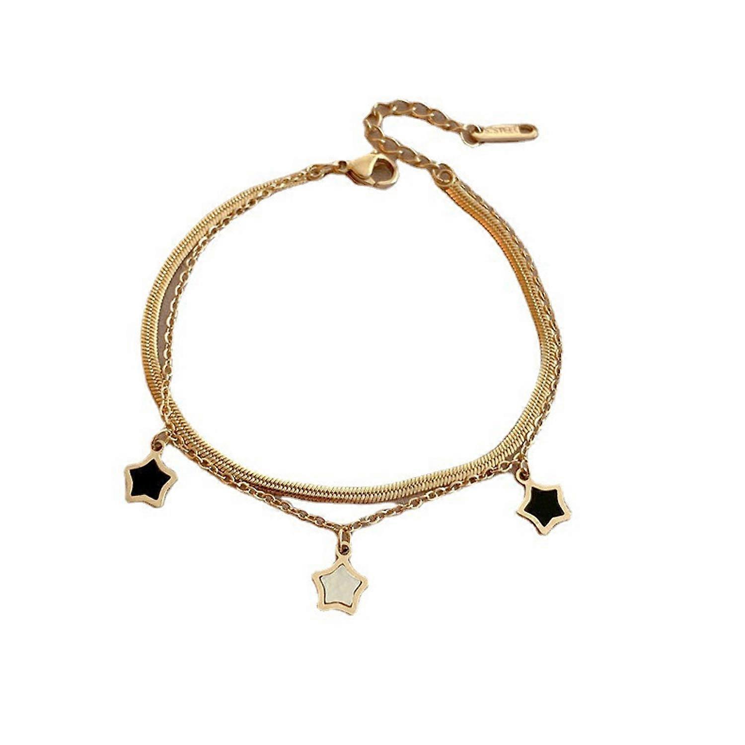 pentagram shell bracelet