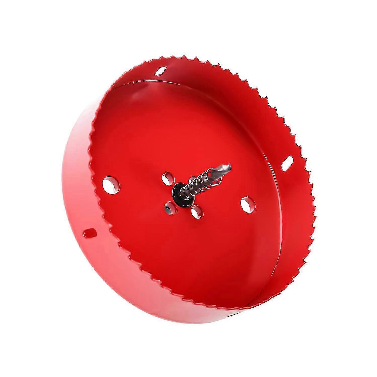 Durchmesser 155 mm Lochsägebohrer mit Pilotbohrer für Löcher, Bimetall 6 Zoll rot/schwarz