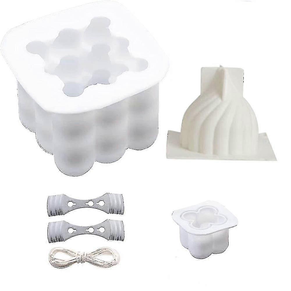 Silicone Molds 3d Candle Molds, Woolen Ball Mould And Knot Mold,ball Of Yarn Design Fondant Mold For Candle Making And Baking Making Soap Wax