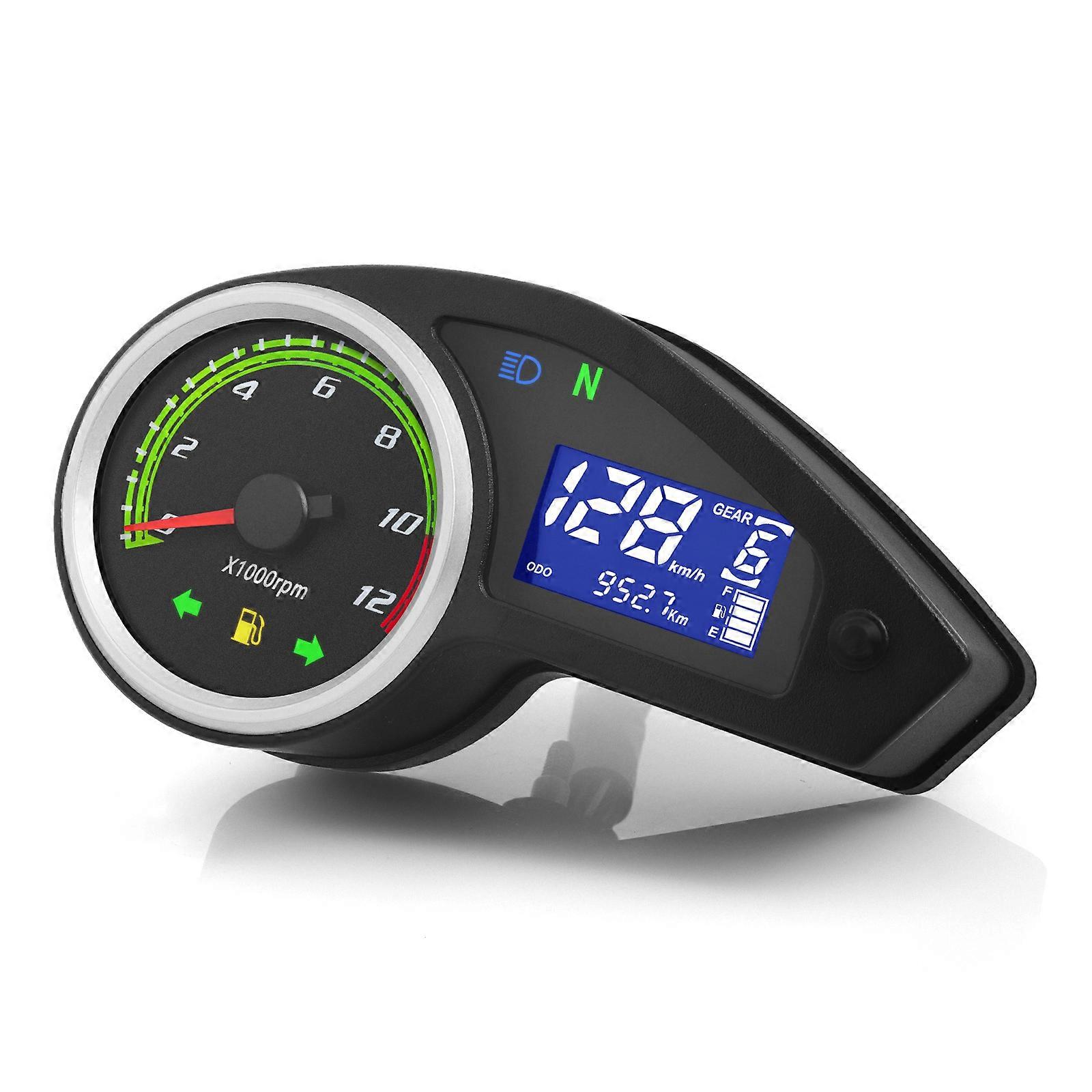 For Honda Off Road XR150 XR150L XL150 CG150 GY200 Motorcycle Speedometer Tachometer Multifunction LCD Digital Instrument