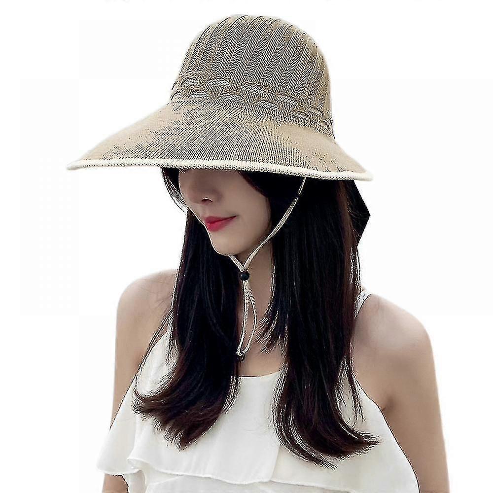 Sun Hats,the Perfect Blendofstyle Andfunctioncottonlinen Sun Hatwithadjustable Sizingand Foldable