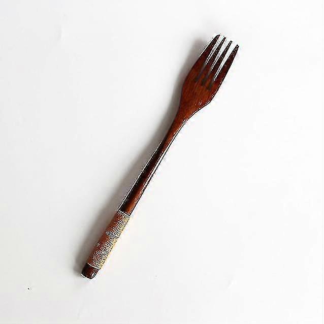 2pc Tableware Fork Spoon Dessert Fruit Serving F