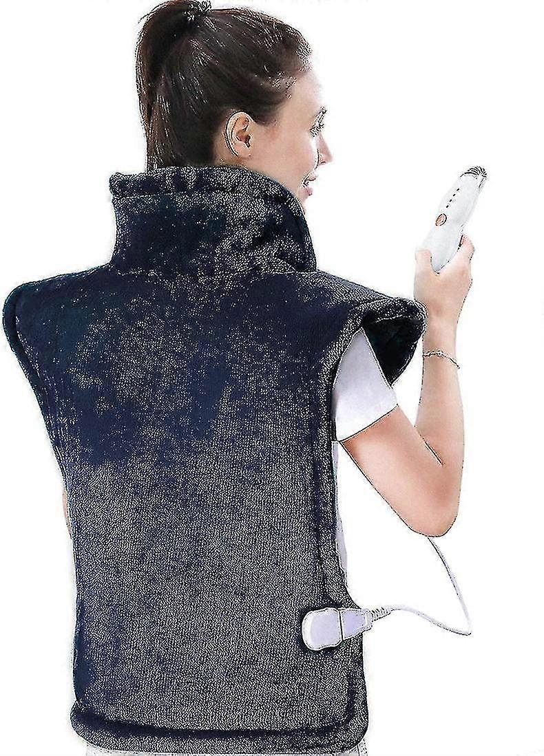 Large Heating Pad For Back And Shoulder, Heat Wrap With Fast-heating And 4 Heat Settings, 2 Hours Auto Shut Off Available,machine Washable