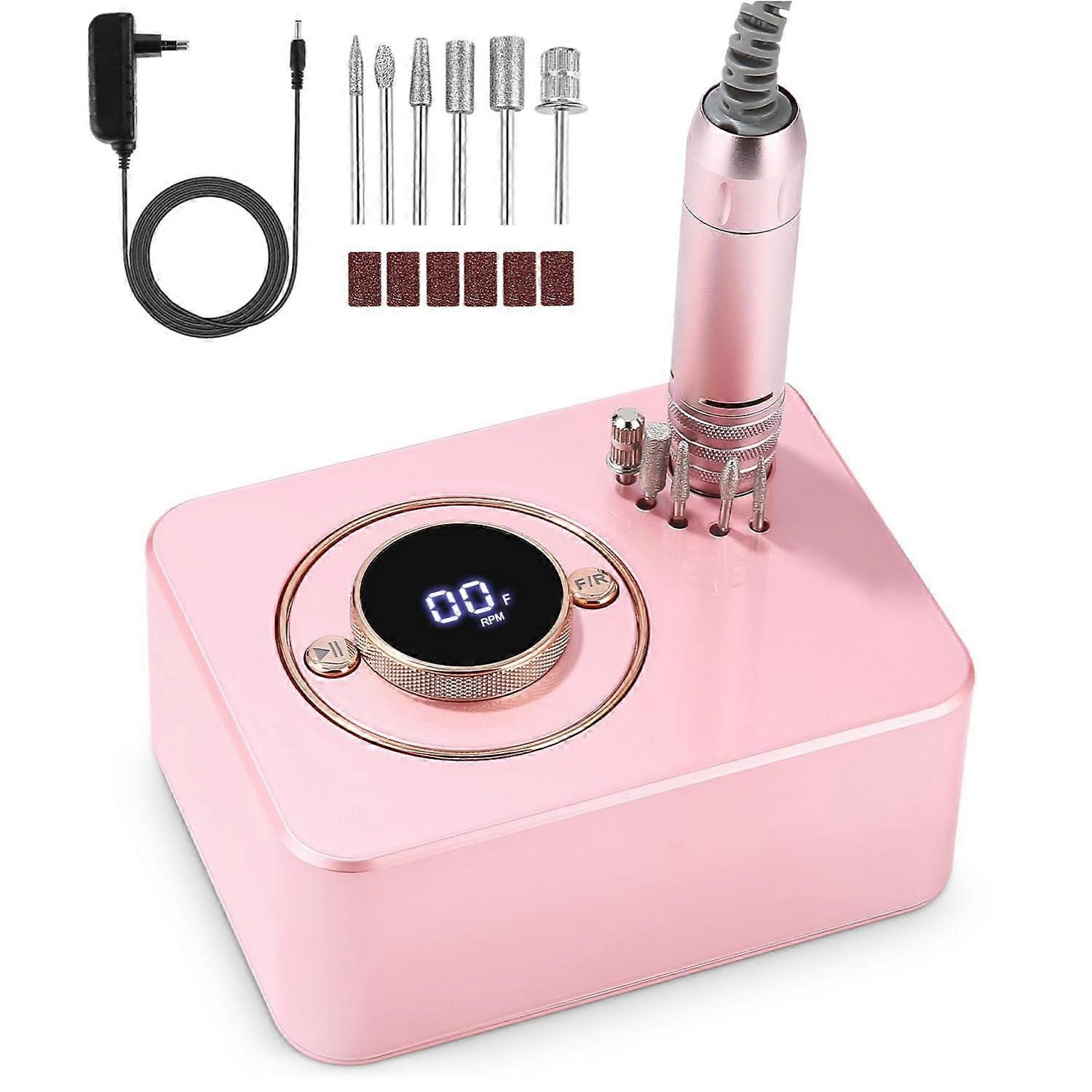 مثقاب أظافر احترافي 35000 دورة في الدقيقة ، ملمعات أظافر سريعة قابلة للتعديل ، ملف أظافر كهربائي ، مجموعة مانيكير لصالون DIY -GSL