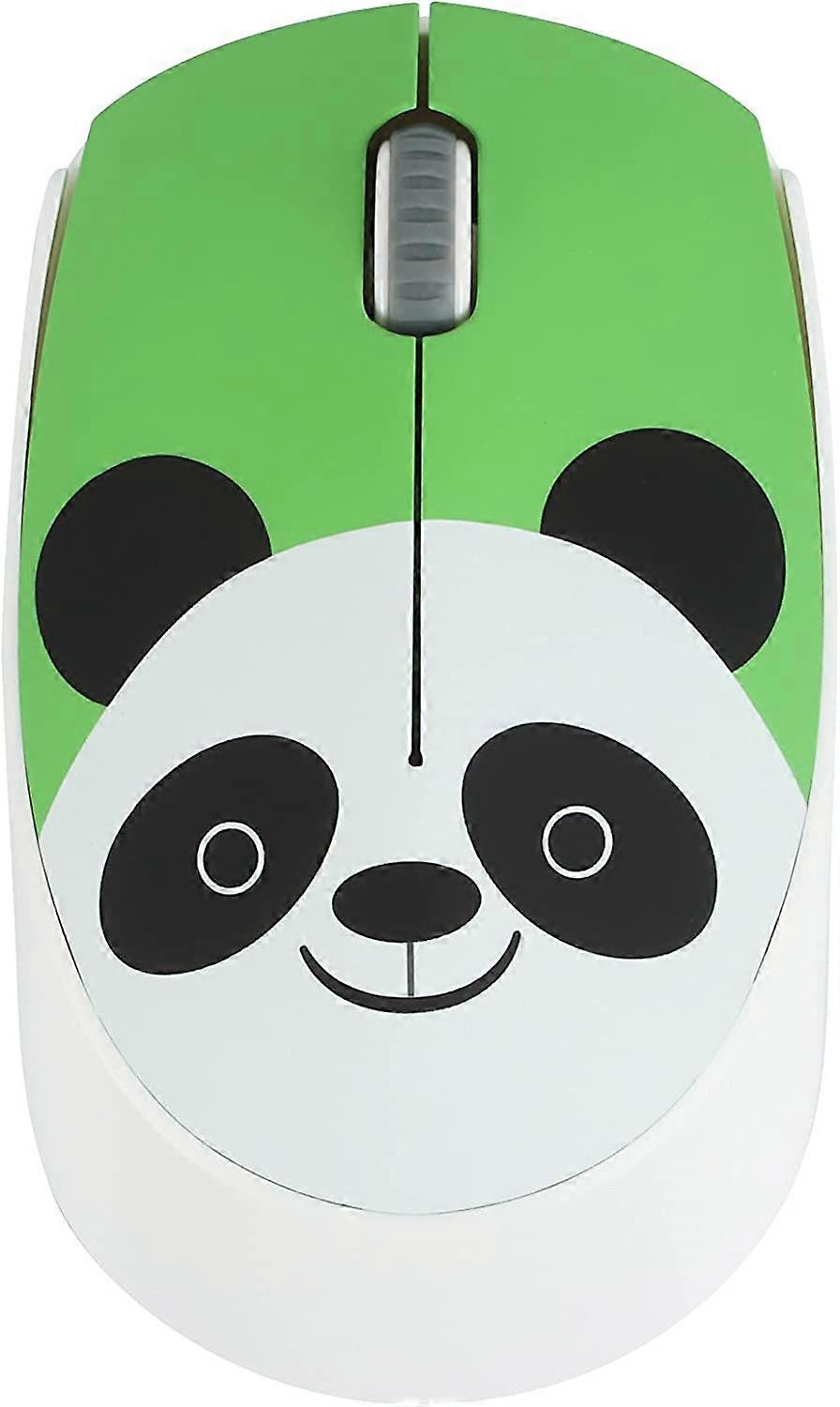 2.4GHz Wireless Mouse Cute Silent Wireless Mouse Portable Optical Mice Cartoon Computer Mouse 3 Adjustable DPI for Laptop Desktop PC (Panada)