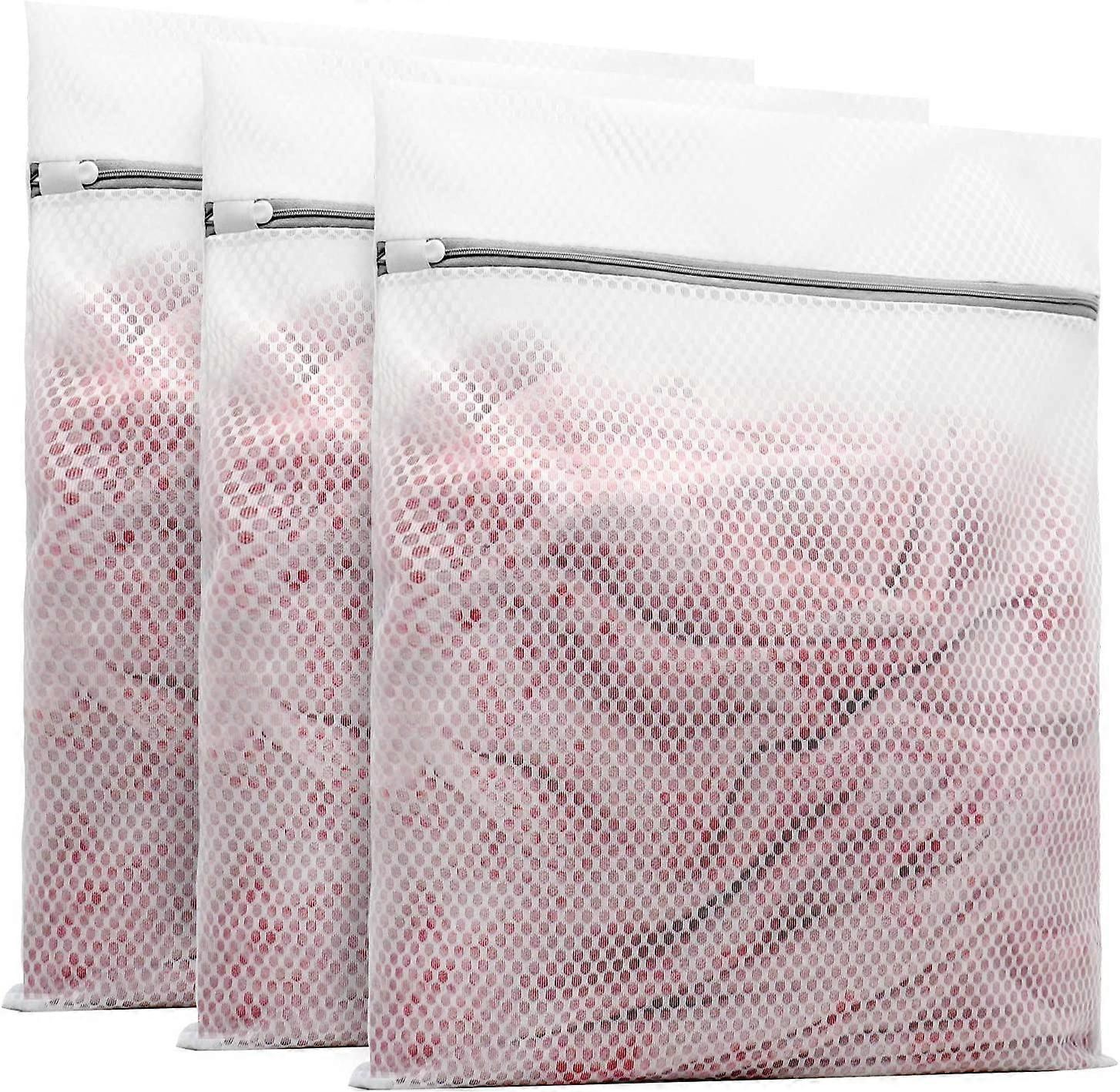 3Ps durable honeycomb mesh laundry bag, suitable for cooked food 40*50CM (3 large sizes)