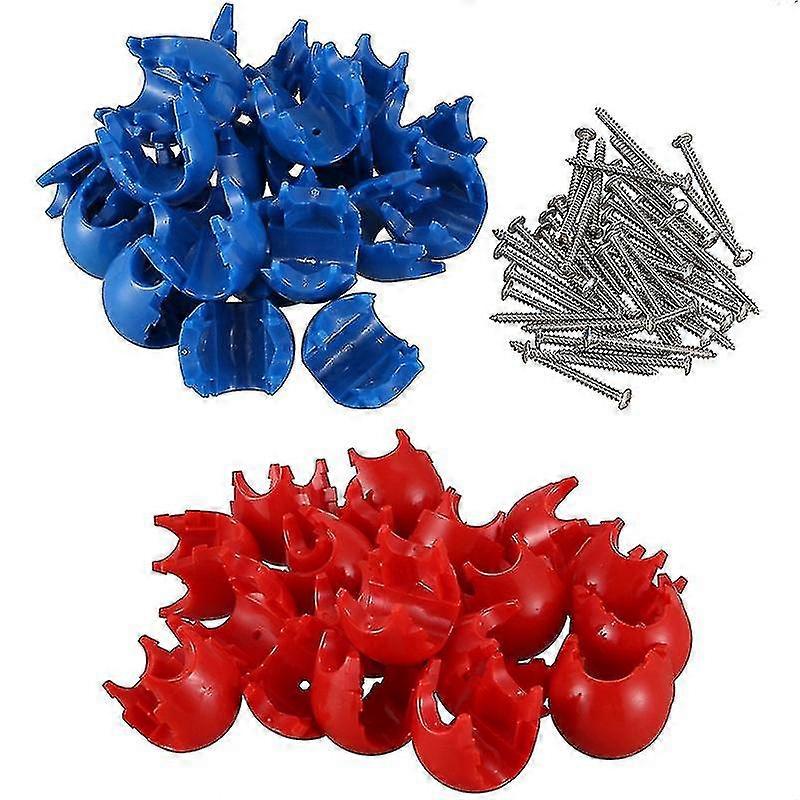20pcs Climbing Rope Net 12mm Plastic Connector Net Buckle Climbing Accessories For Outdoor Swing Cl