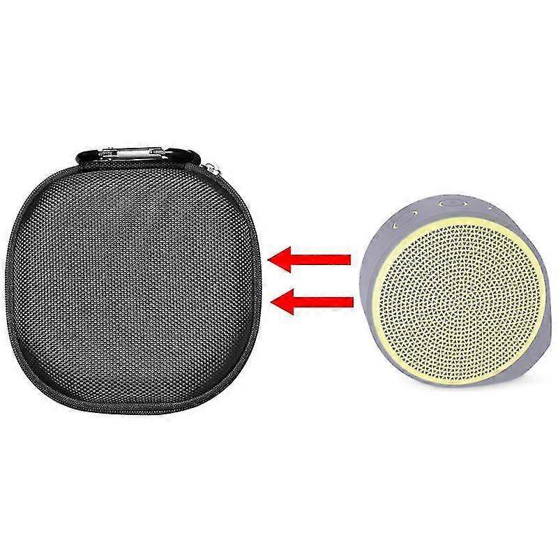 Logitech X100 Wireless Bluetooth Speaker Nylon Protective Bag Storage Box (Black)