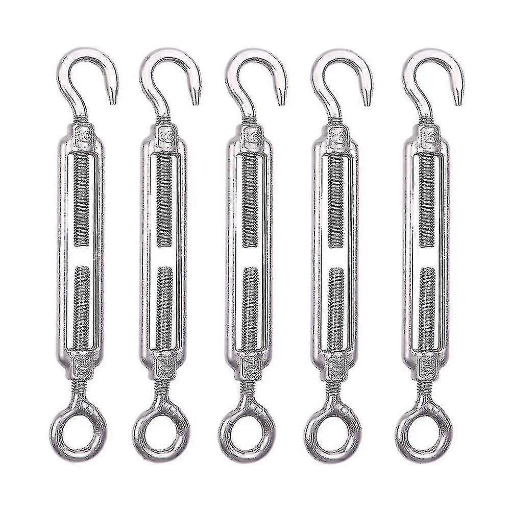 M5レススチールワイヤー添付可能なフックアイロープ締め付け器En Wireclimbingロープ5個用