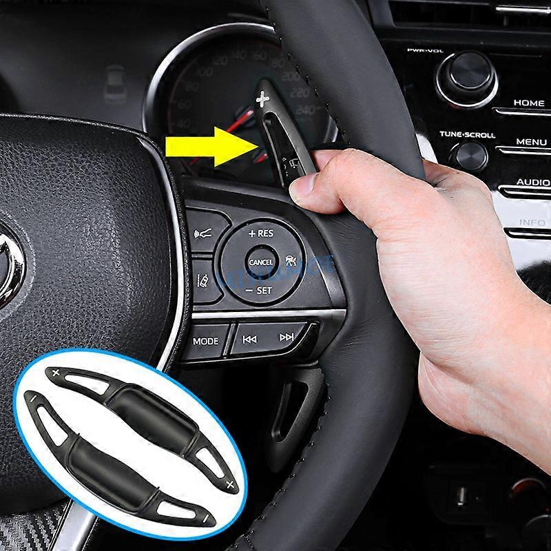 For 2018+ Toyota Camry Avalon Corolla Interior Steering Wheel Paddle Shifter Extension Gear Shift Extend Black