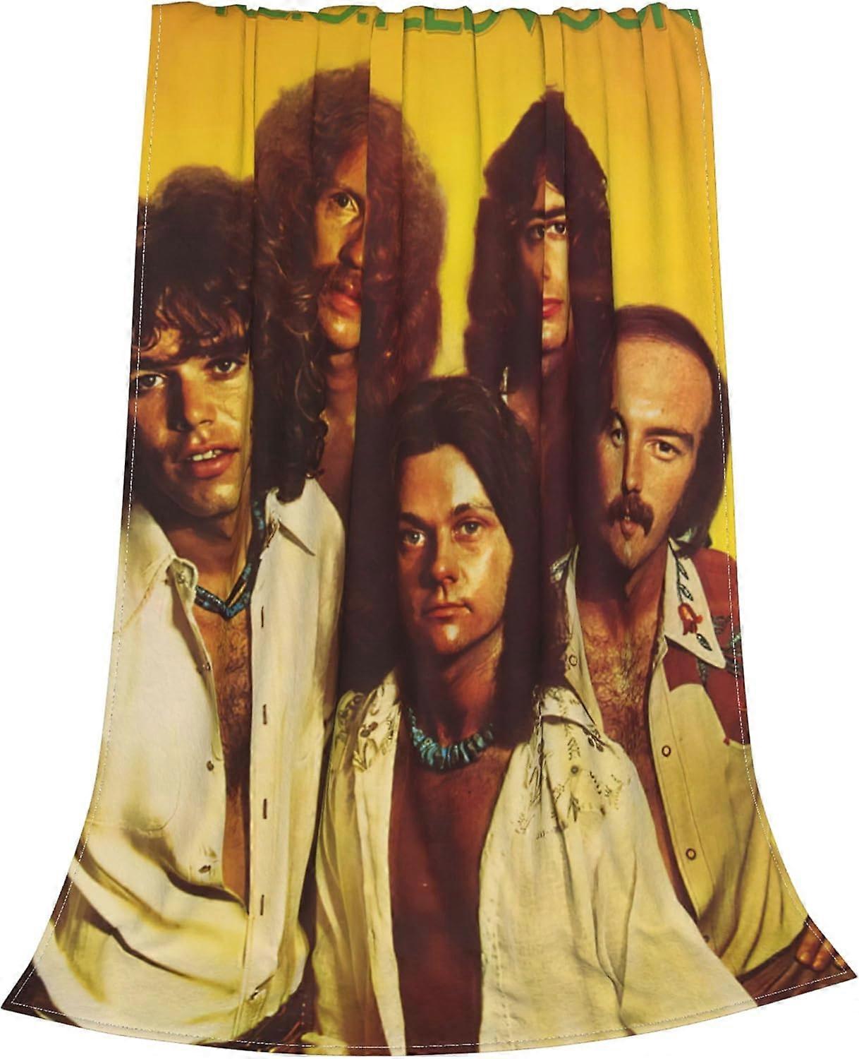 Cobertor de Flanela Leve e Grossa para Presente da Banda Pop Speedwagon REO