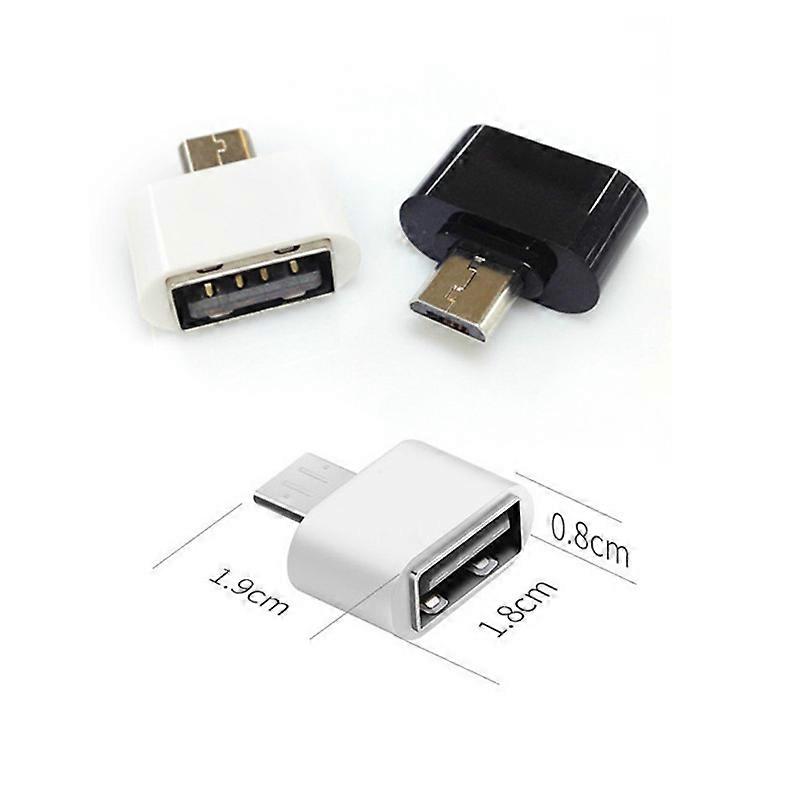 2pcs Mini OTG Cable USB OTG Adapter Micro USB To USB Converter For Tablet PC Android