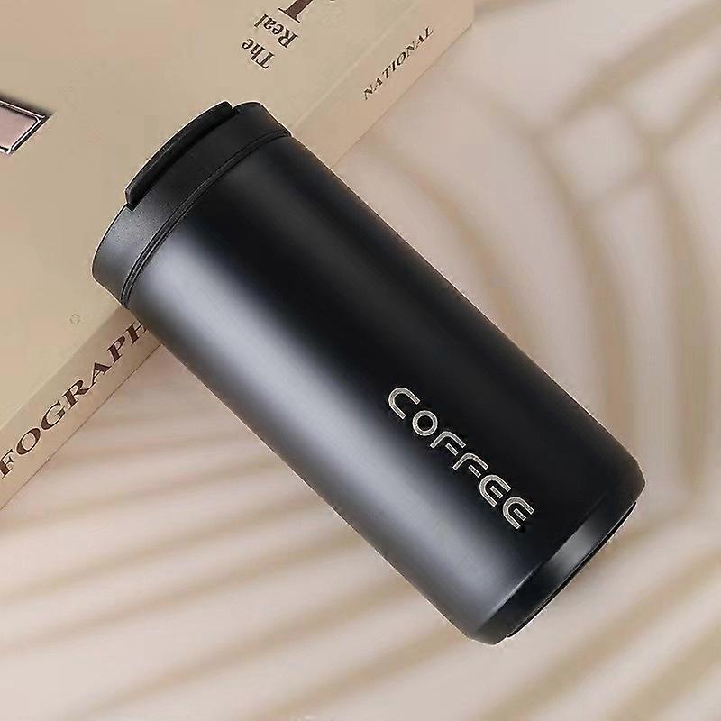 1pc Vacuum Cup, Insulated Coffee Mug With Leak Proof Screw Lid, Travel Mug, Coffee Cup, Keep Warm Or Cold For Coffee Or Tea Drinks