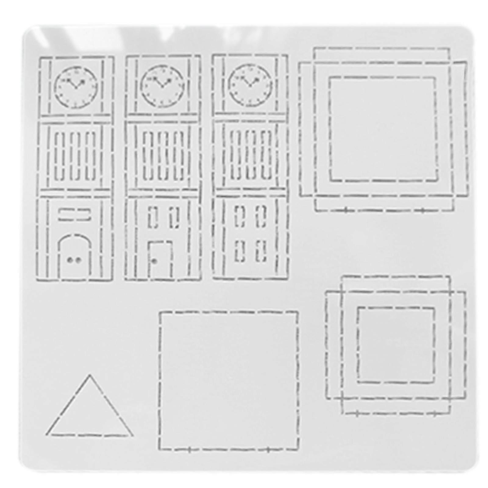 Premium Quilting Template Stencils DIY Patchworks Stencil for Sewing Embroidery Enthusiasts