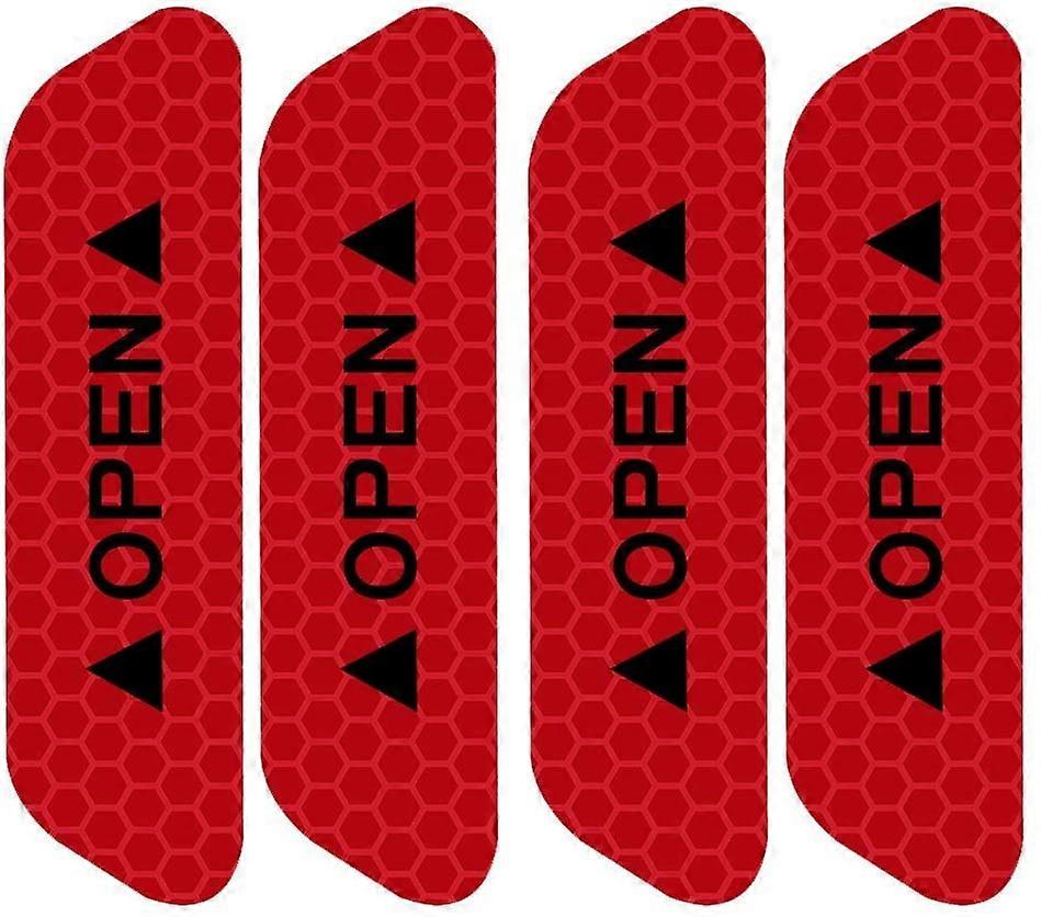 Car Door Open Prompt Anti-Collision Reflective Stickers Tape Conspicuity Safety Caution Warning Sticker