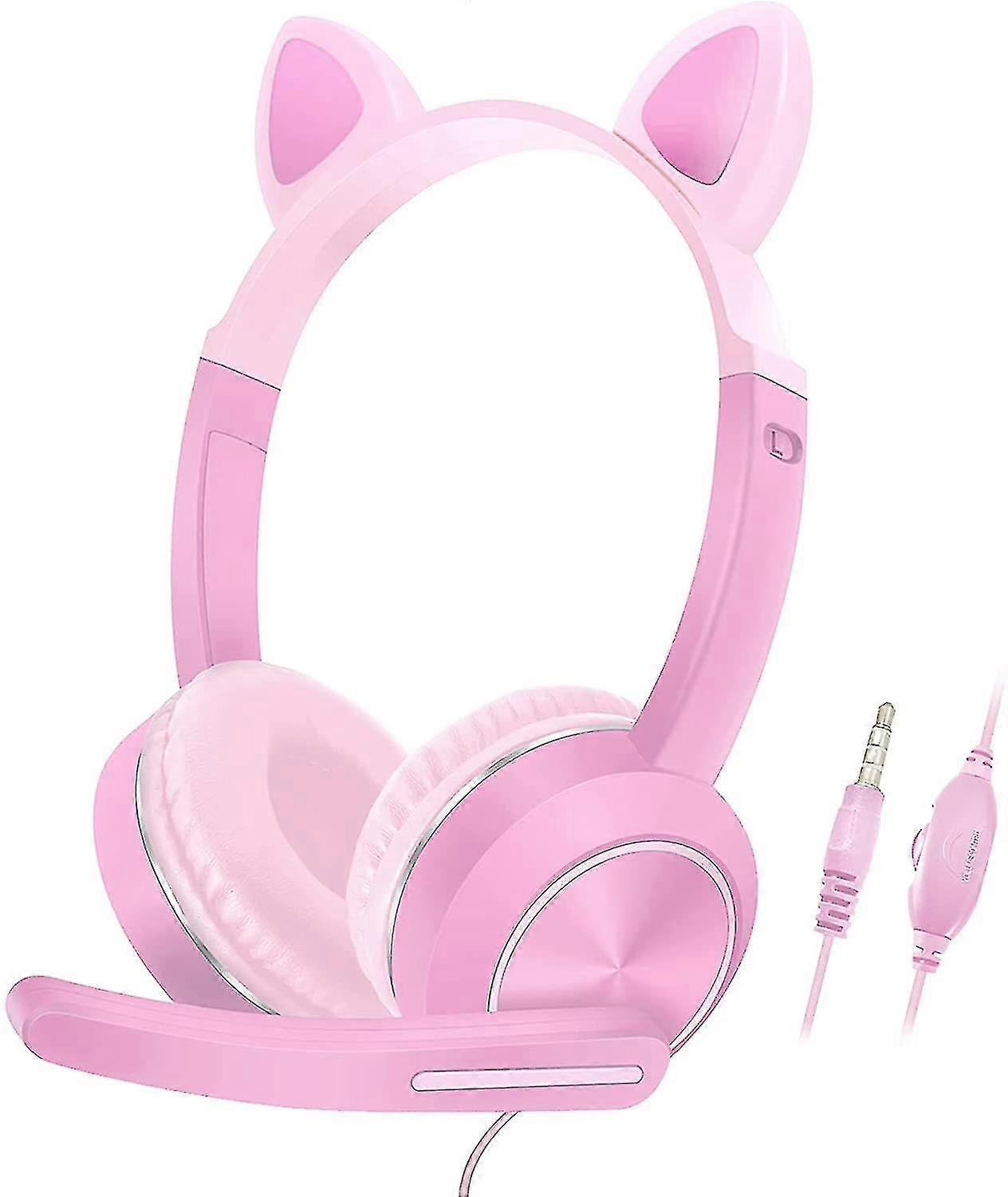Children's Earphones, Cat Ear Earphones, Suitable For Boys And Girls,wired Earphones