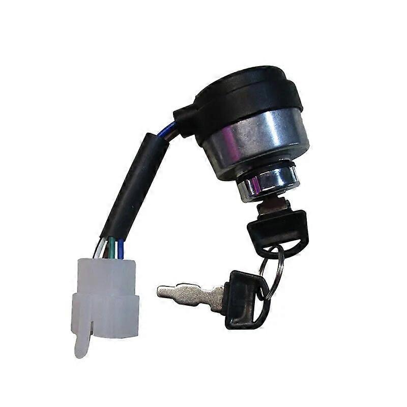 4 Wire Way Gasoline Diesel Generator Gas Ignition Start Key Lock Combination Switch For 2-3KW 168F/170F Gas Generator