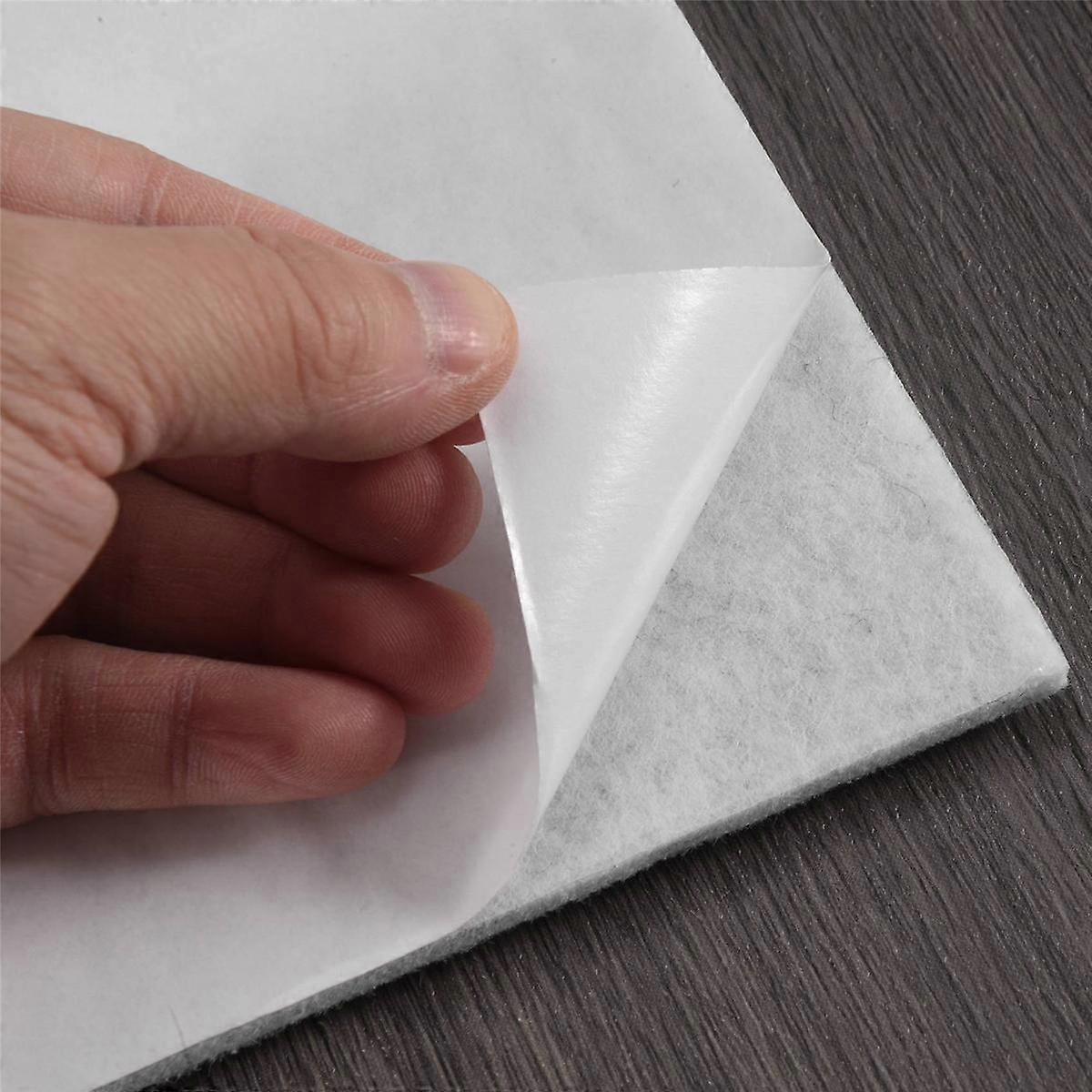 Selvklæbende akustiske paneler 12 stk., 12 x 12 x 0,4 tommer lydisolerende polstring, lydabsorberende panel til hjemmet, grå