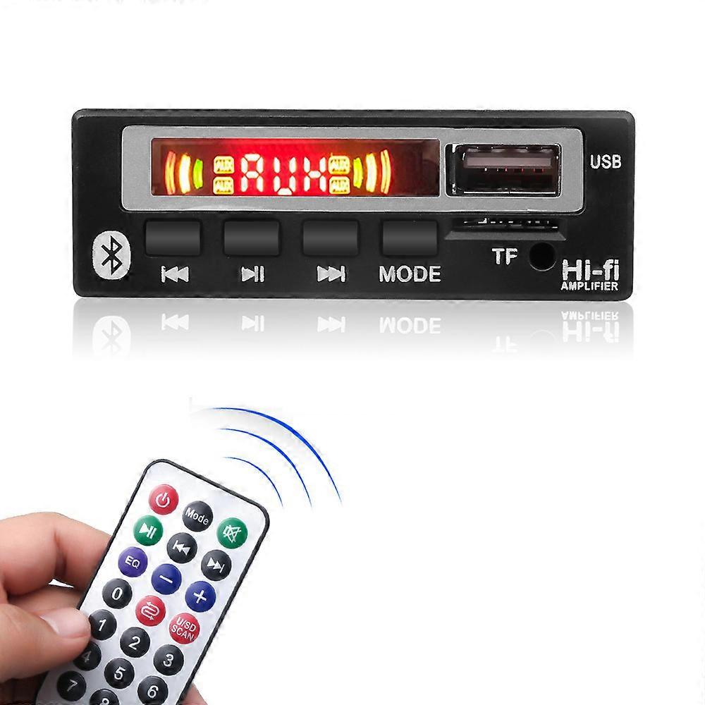 Bluetooth V5.0 MP3 Player Stereo Wireless Receiver 5V 12V Mp3 Decoder Board Car FM Radio Module TF USB Audio Adapter
