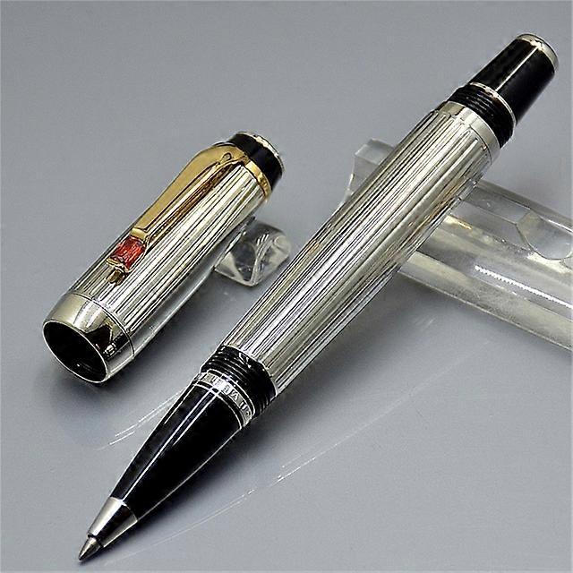 إصدار خاص من Bohemie Black &Gold Rollerball Pen MB 4810 قلم حبر حبر الكتابة المطلي بالذهب مع أحجار كريمة MT1094088منظمو المكاتب