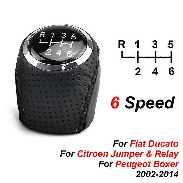 Car Interior Car Gear Shift Knob Lever Stick For Citroen Jumper Relay/Fiat Ducato/Peugeot Boxer MT Handle Gaiter Boot Cover Case 5 6 Speed