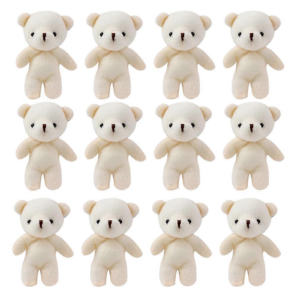 12Pcs Decorative Bear Figurines Adorable Tiny Bears Multi-function Bear Decors
