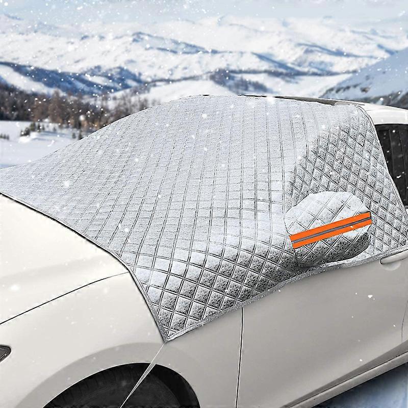 Windschutzscheibenabdeckung Auto Schneeabdeckung Auto Windschutzscheibe Abdeckung Schneeschutz Eis blockiert Frontscheibe Schutz außen Autozubehör