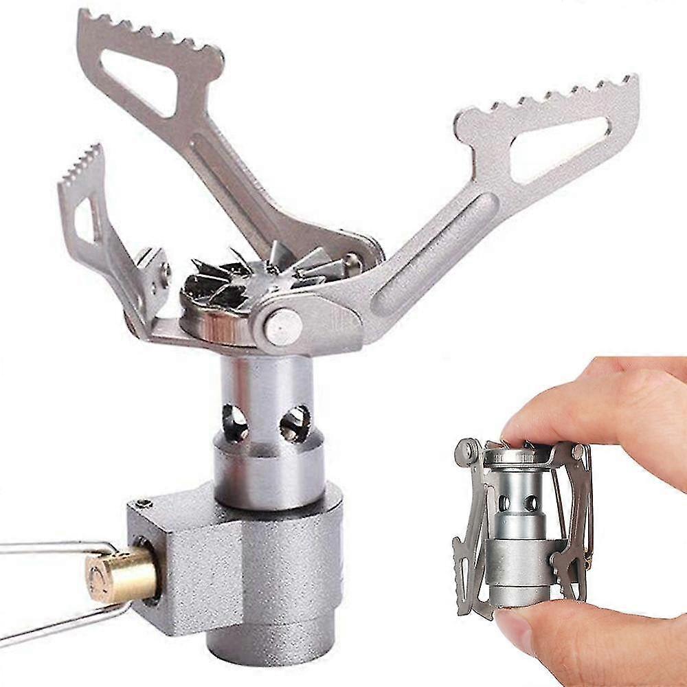 חיצוני אולטרה אור סגסוגת אלומיניום מיקרו נייד פיקניק מחנאות כיריים גז רק 25g