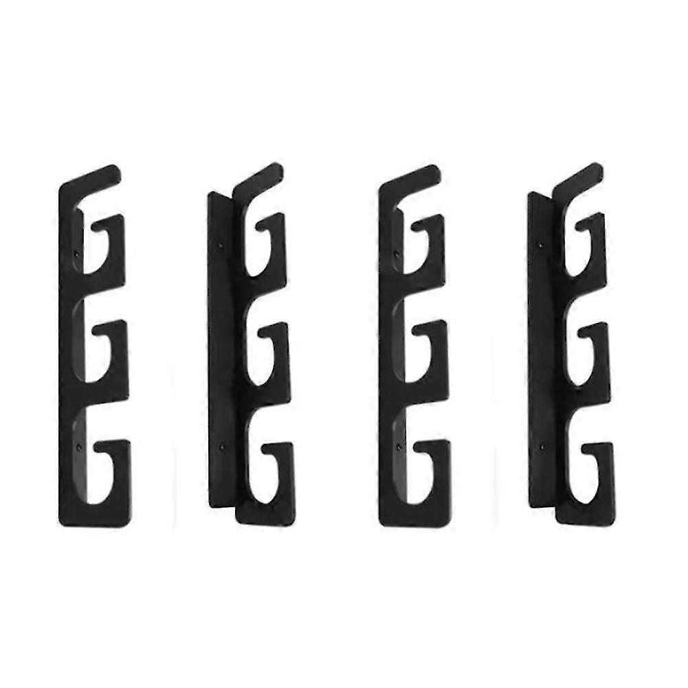 2 Pair Horizontal Ceiling Rack for Fishing Rod Storage Pole Reel Wall Mount Rack Holder for Garage & Cabin & Basement