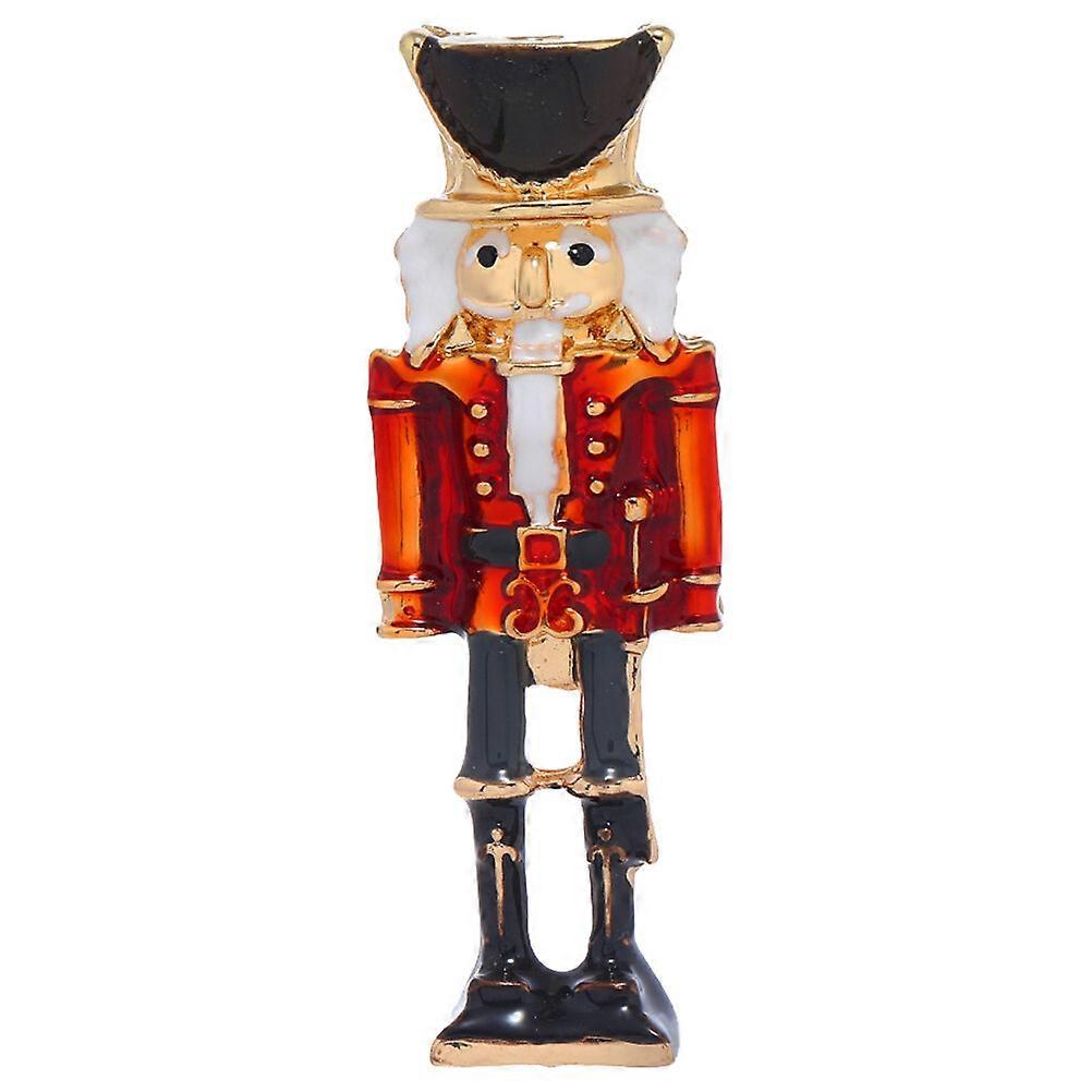 Nutcracker Brooch Nutcracker Soldier Pin Decorative Lapel Pin Clothes Pin Accessory