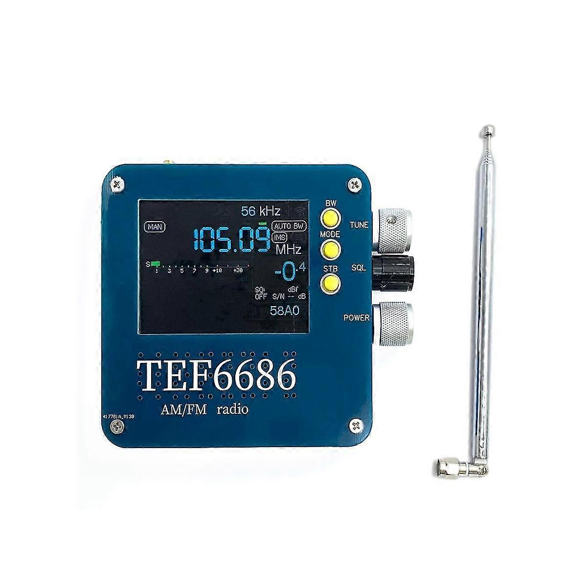 Exquisite Exquisite 1set Full Band Tef6686 Ricevitore Radio Fm/am/Short Wave Hf/lw con antenna telescopica