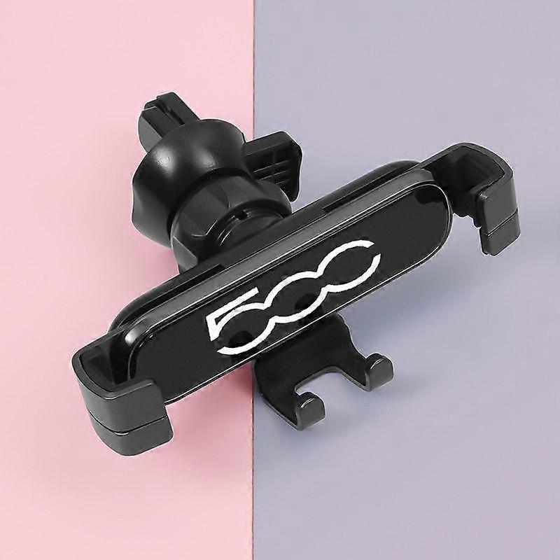 מחזיק טלפון מתכת מחזיק שקע אוויר לרכב טלפון נייד סוגר סמל רכב תמיכה עבור פיאט 500 500C Aegea פנדה אונו דובלו טיפו