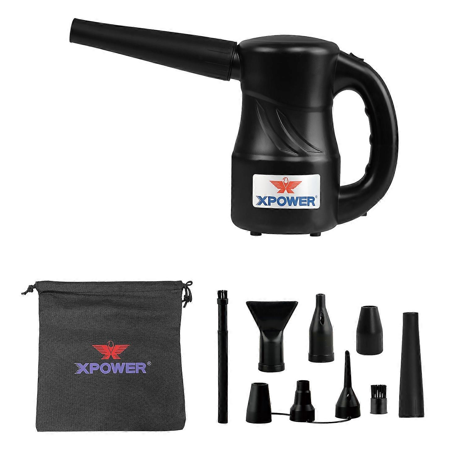 Xpower A-2S 220V Multi Electric Computer Duster Dryer Air Pump Air Spray Blower Vacuums (A-2S-Schwarz)