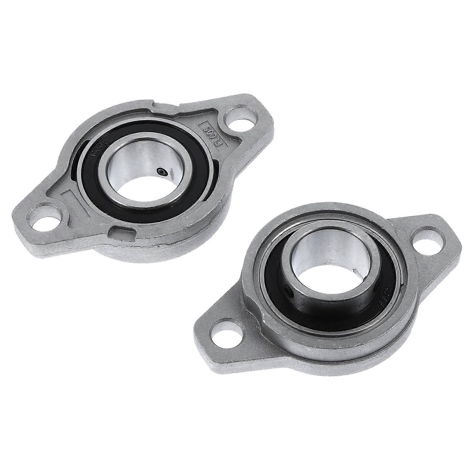 1 Set/2PCS Bolt Pillow Block Low Noise Spherical Bearing Self-aligning Bearing