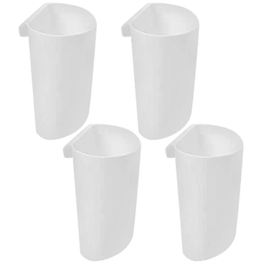 4pcs Cart Hanging Type Bucket Multipurpose Salon Storage Container Salon Hanging Bucket