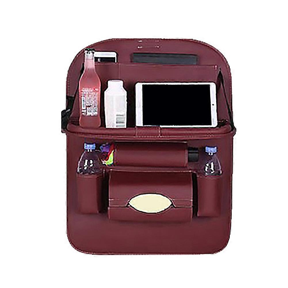 Car Seat Back Hanging Organizer Foldable Multi-Pocket Storage Bag Shelf Holder