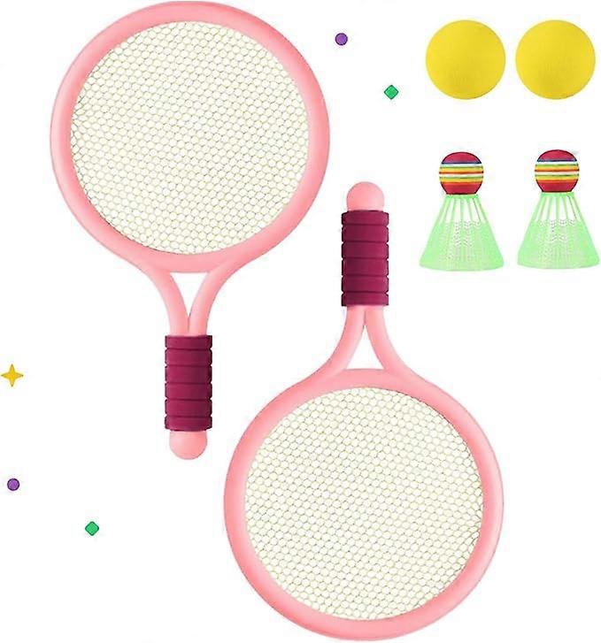 Children's badminton set, tennis racket, sports racket set for boys and girls, badminton racket toys for parent-child interaction in indoor and outdoo