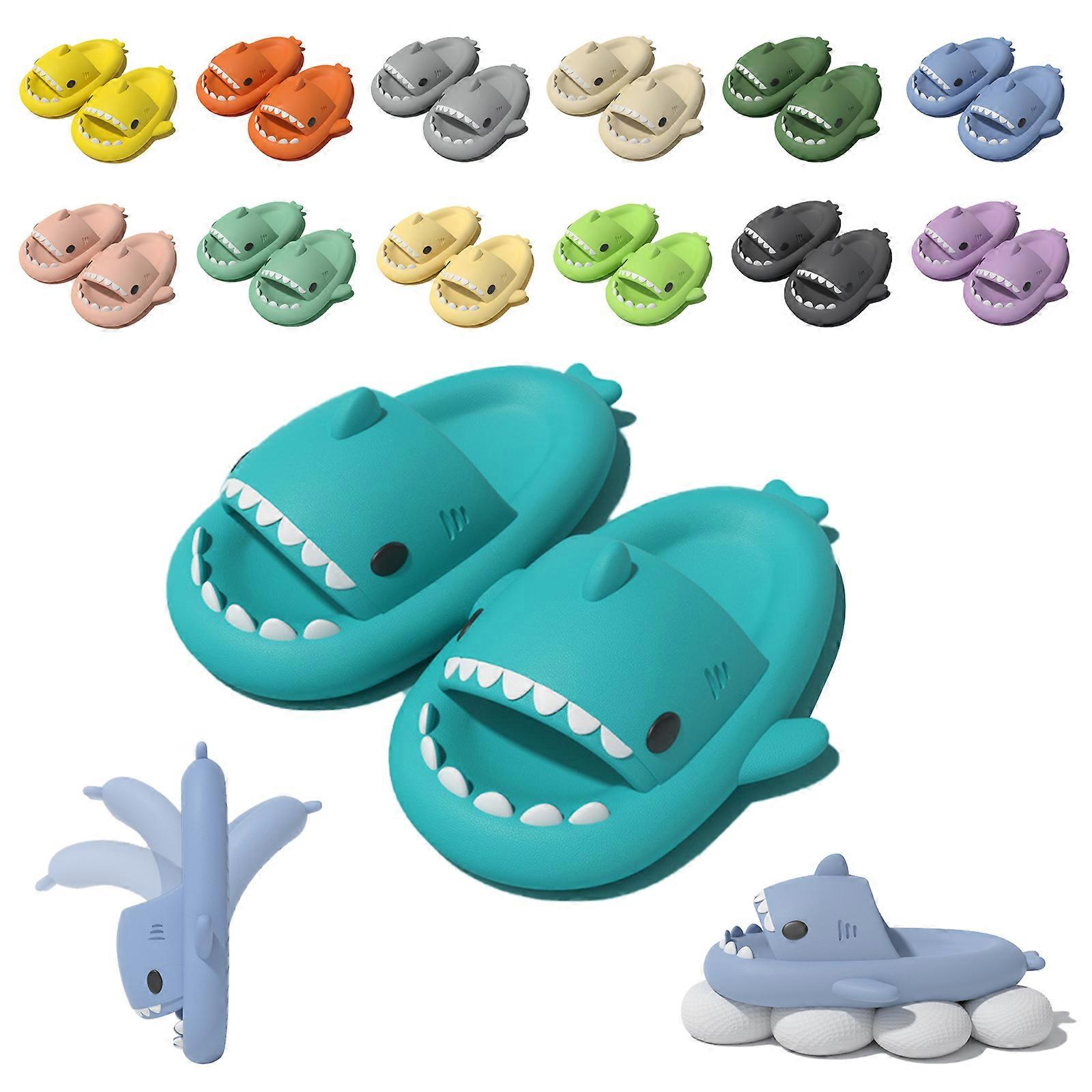 MARE Reducere 30% Cuplu Rechin Papuci Pentru Bărbați Cuplu Copii Copii Flip Flops EVA Platformă în aer liber Desen animat Pantofi non-alunecare pentru femei