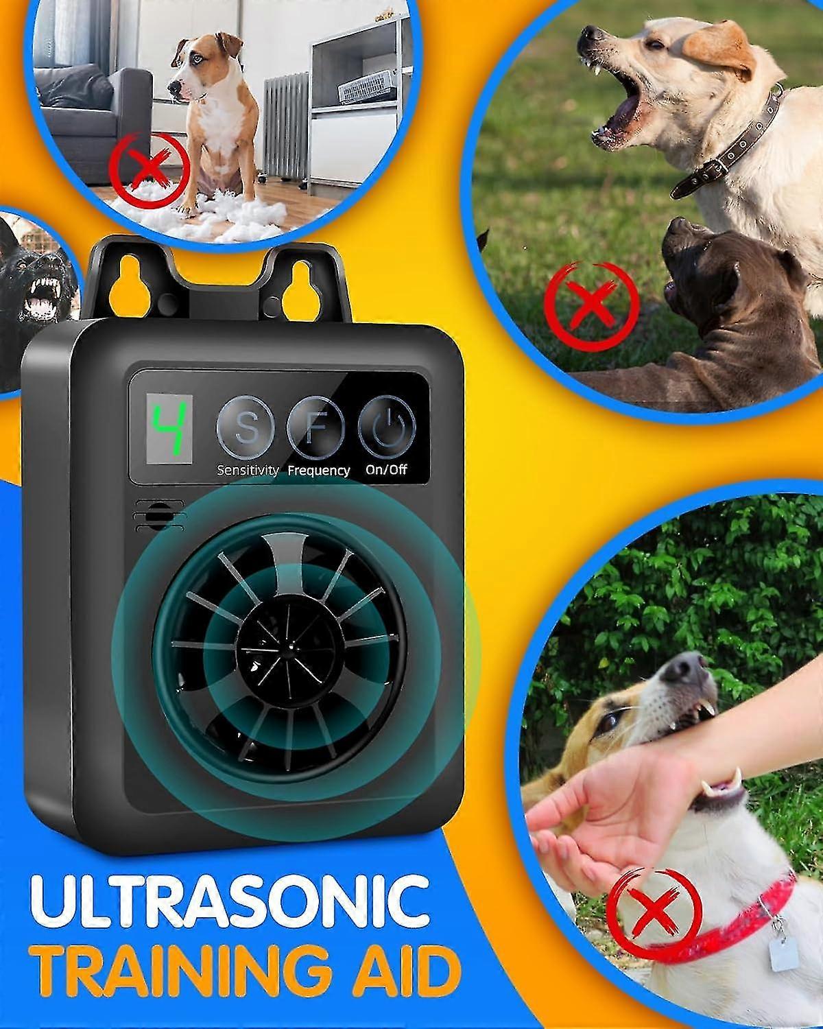 Répulsif à Ultrasons Pour Chien, Dispositif Anti-aboiement, Dispositif D'arrêt Des Aboiements, équipement D'entraînement Ultrasonique Anti-aboiement LED, Nouveauté 2023