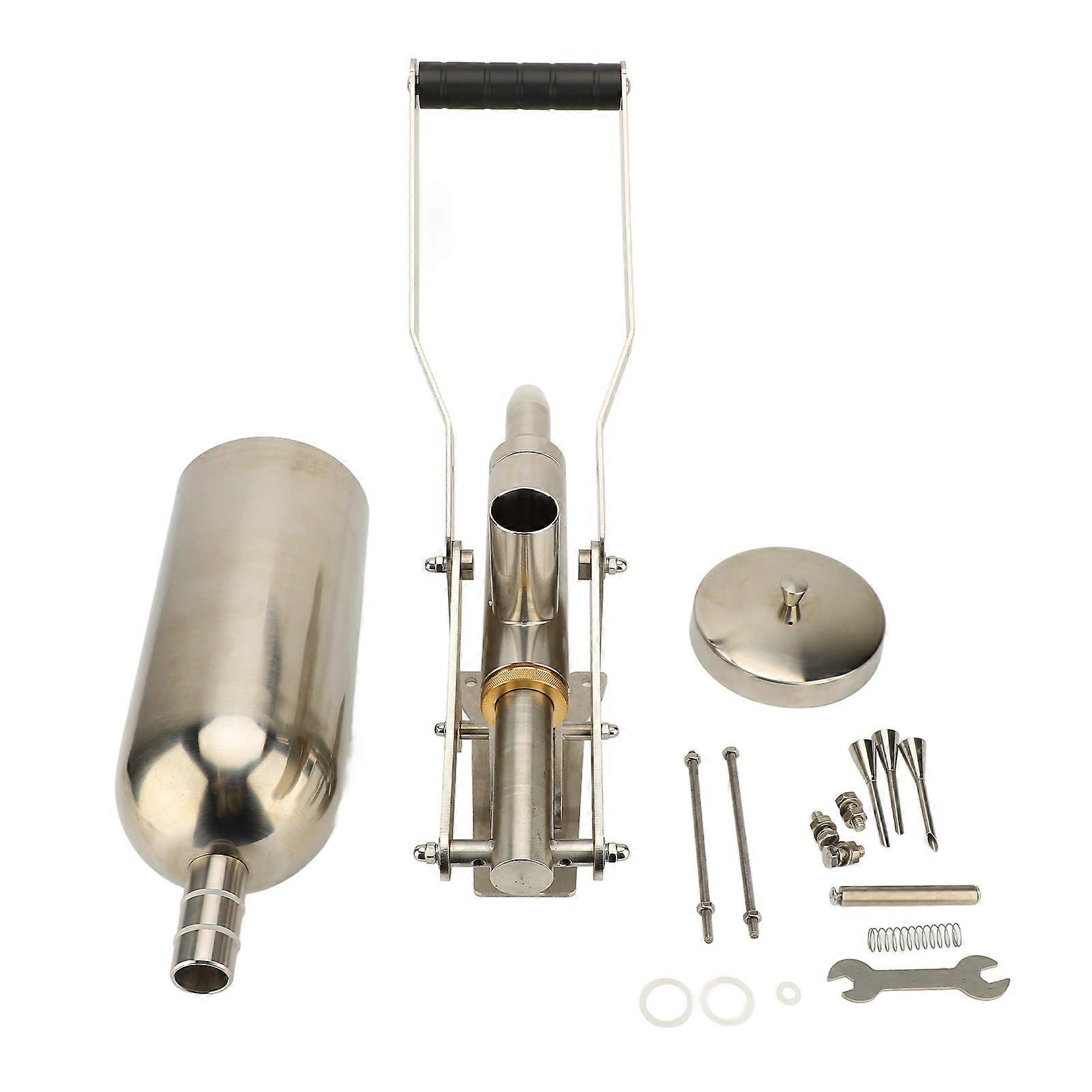 Machine de remplissage de beignets manuelle en acier inoxydable 304, 4,5 L, pour beignets, gelée, crème, pain, gâteaux, churros