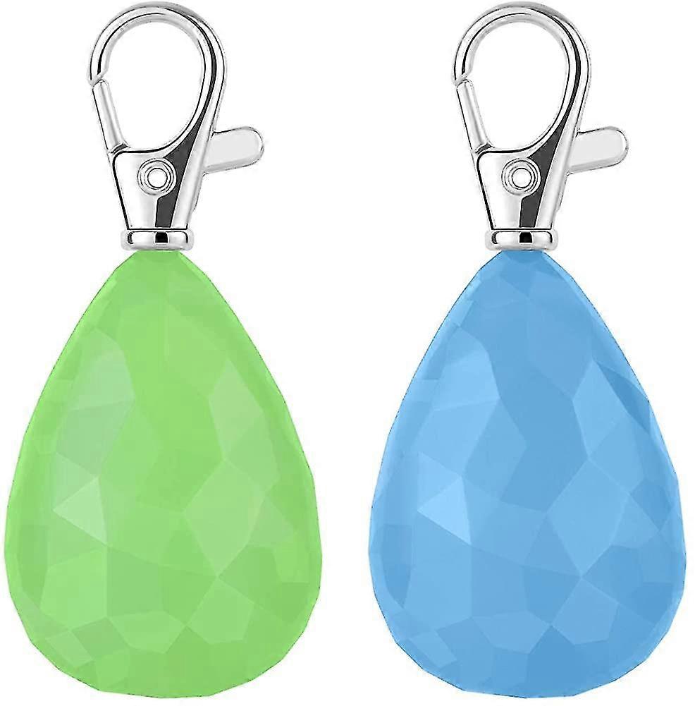 Deux lampes rechargeables pour colliers de chien avec lumières de sécurité étanches et LED