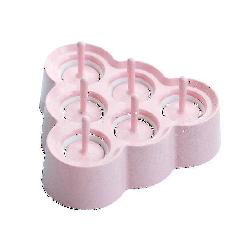 Release Ice Cube Maker Mould Straw Glacon Molds Magnum Wheat Straw Mold Ice Cube Tray(pink)