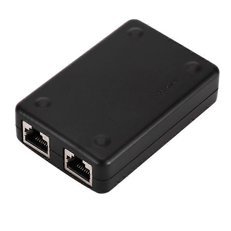 Mini Dual Port Network Ethernet Box Switch Converter Adapter Shared Equipment JIKAIX
