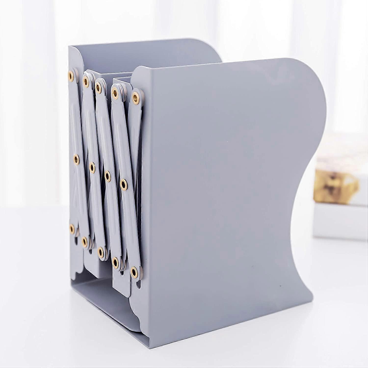 Expandable Bookcase Desktop Bookend Stand Holder Adjustable Bookcase for Kids Children Student Book