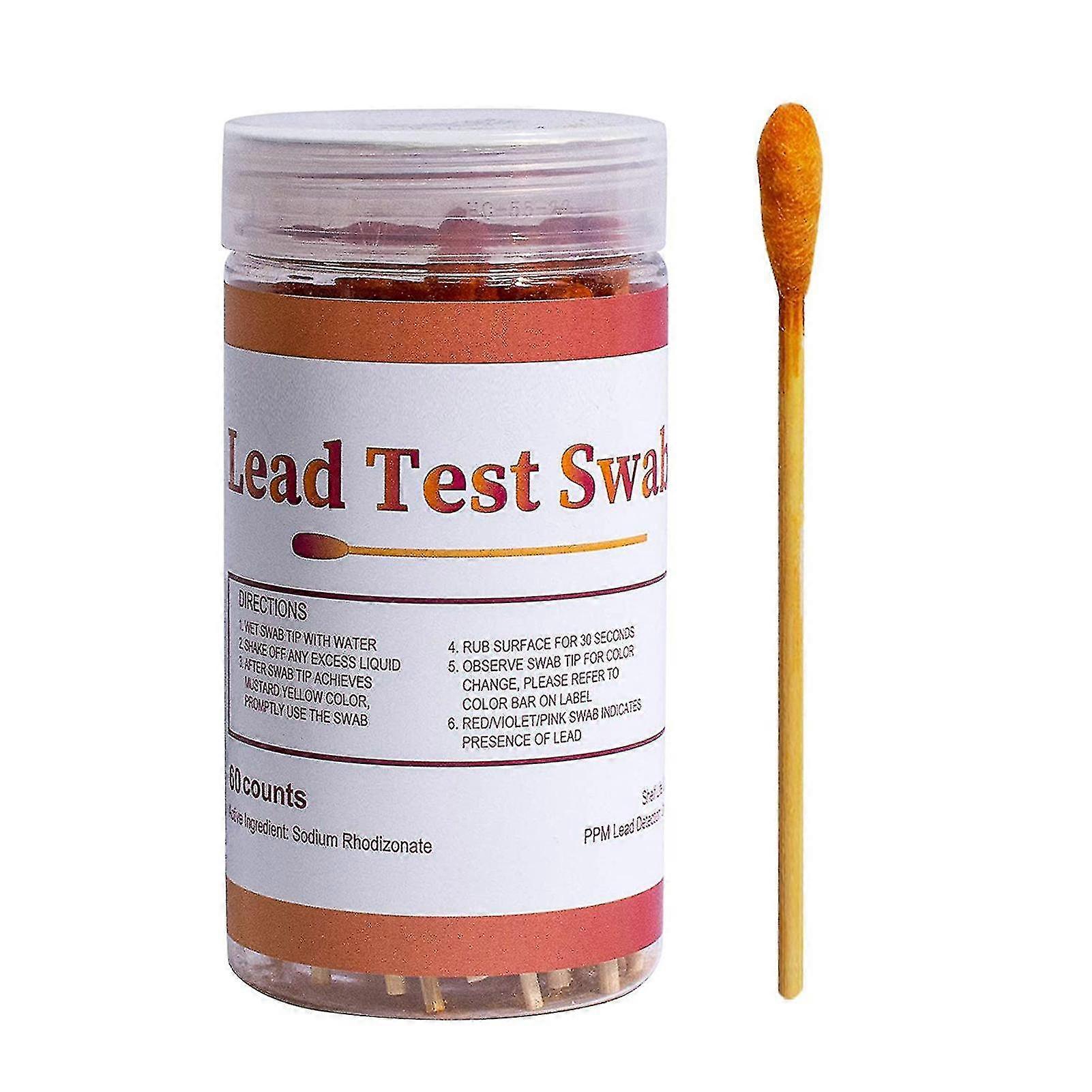 Pcs Lead Test Kit Disposable Nontoxic Cotton Swab High Sensitivity Lead Test Kit For Tableware Paint Cosmetics Classy