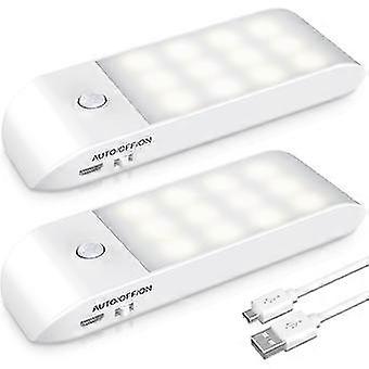 Night Light,Motion Sensor Lights Indoor,USB Rechargeable Battery Light,3 Model(ON/AUTO/OFF) Sensor